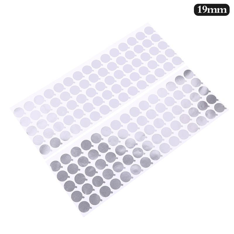 2Set 9mm/11mm/13mm/15mm/19mm22mm/32mm Aluminum Foil Sealing Sticker For Soft Tube Mouth Seal Adhesive Sticker Bottle Stopper