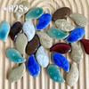100g Multi Color Irregular Ceramic Mosaic Tiles DIY Mosaic Making Stones for Craft Hobby Arts Wall Decoration Petal Arte Oval