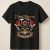 Brandstation Håll din eld Skalle Yxor Vintage Rockbandstryck Unisex T-shirt Unisex T-shirt