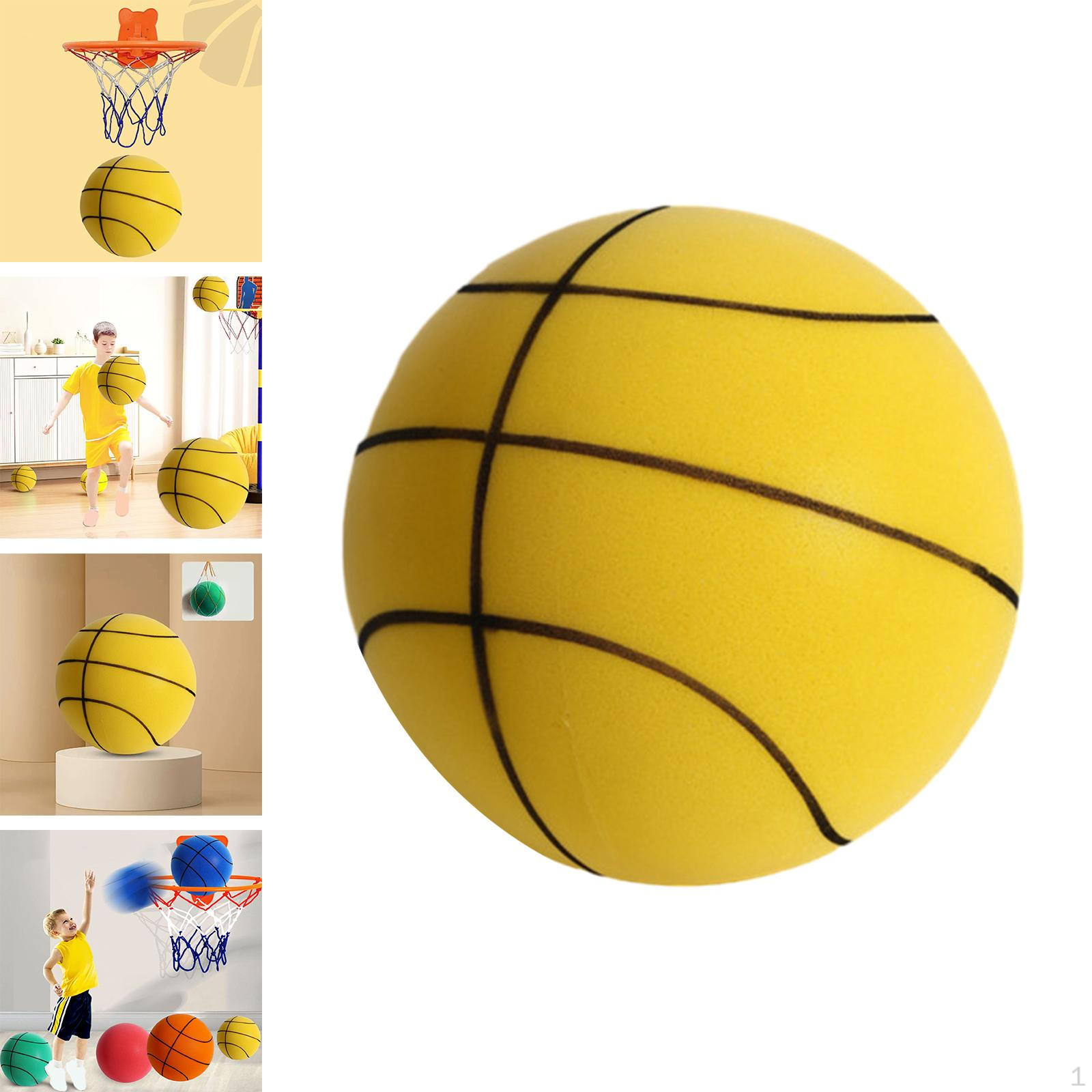 

Надувной мяч для детей, игрушки, сувениры для вечеринок, пена высокой плотности, легкий, 18 см, для помещений, тихий жёлтый