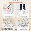 Clear Acrylic Book Stand: Durable, Four-Row, Drop-Resistant Storage Rack