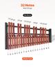 Glockenspiel Xylophone, 32 Notes, Wooden Professional Xylophone Percussion Instrument, with Height Adjustable Stand, 4 Mallets, Carrying Bag, Beginner