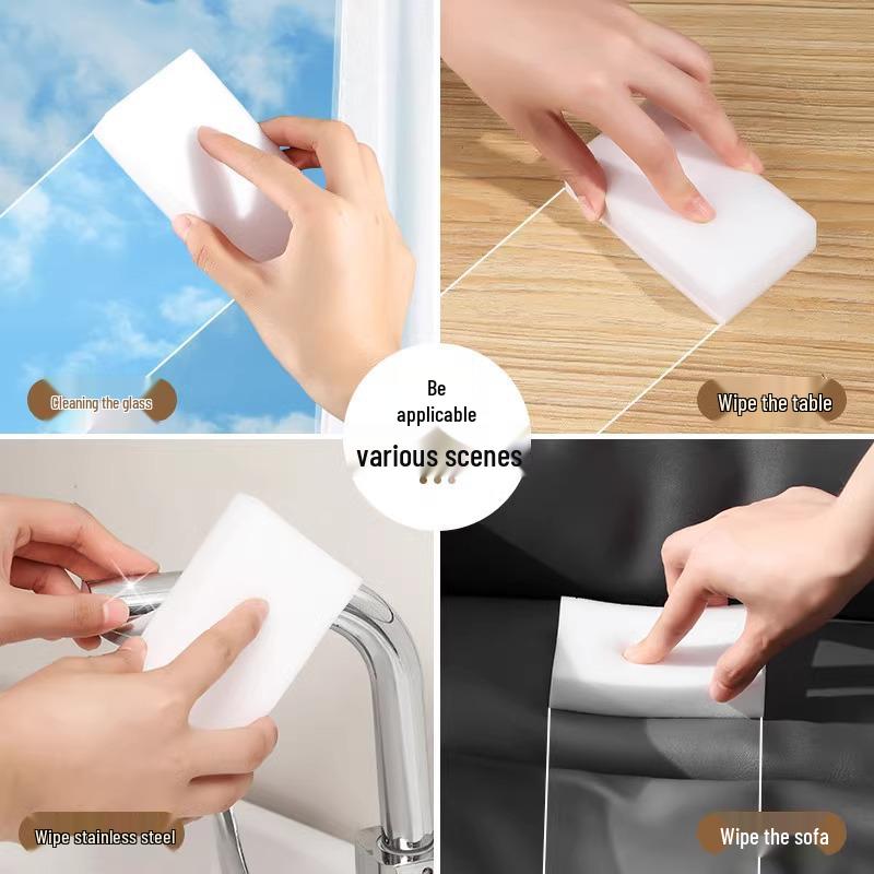 Nano Magic Eraser: Multi-Purpose Stain Remover for Kitchen, Shoes, Tea Cups, and Dishes