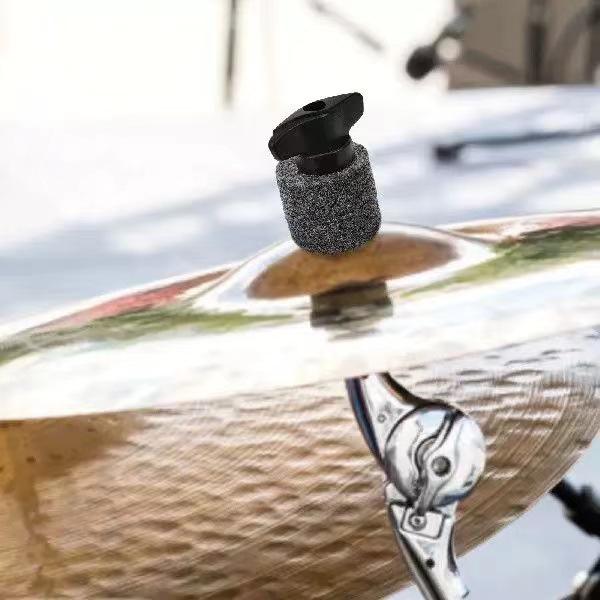 Cymbal Bracket Kit: Includes Plastic Bracket, Drum Cymbal, Felt Pad, Fixing Screws.