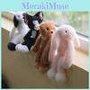 Cute Cat Rabbit Bear Magnetic Cartoon Plush Kid Toy For Desktop Decoration