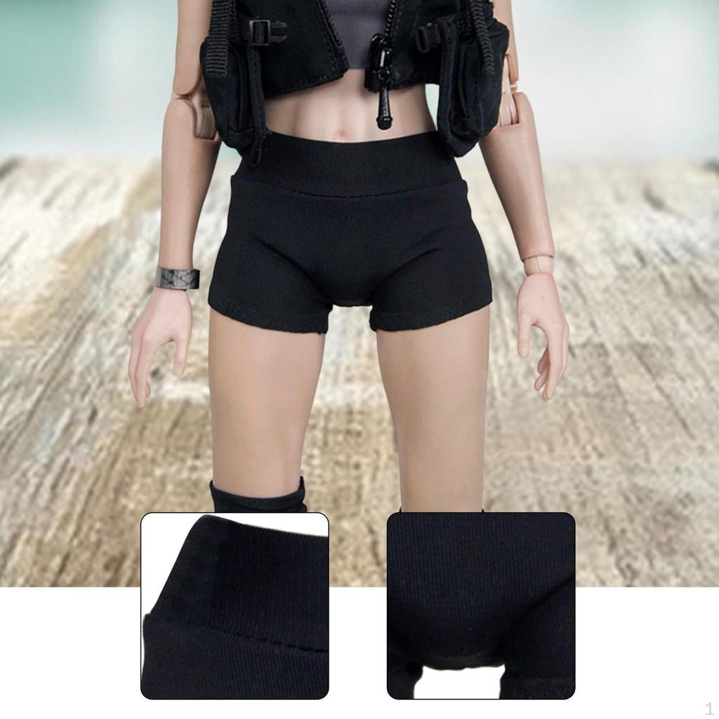 1/6 Scale Female Clothes High Waisted Fitting Running Fashion Costume Accessory Dressing up Elastic