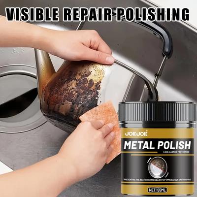 Metal Polishing Agent - Rapid Bright Surface Repair, Suitable for Cars, Motorcycles, Bicycles, Etc., Metal Surface Brightening