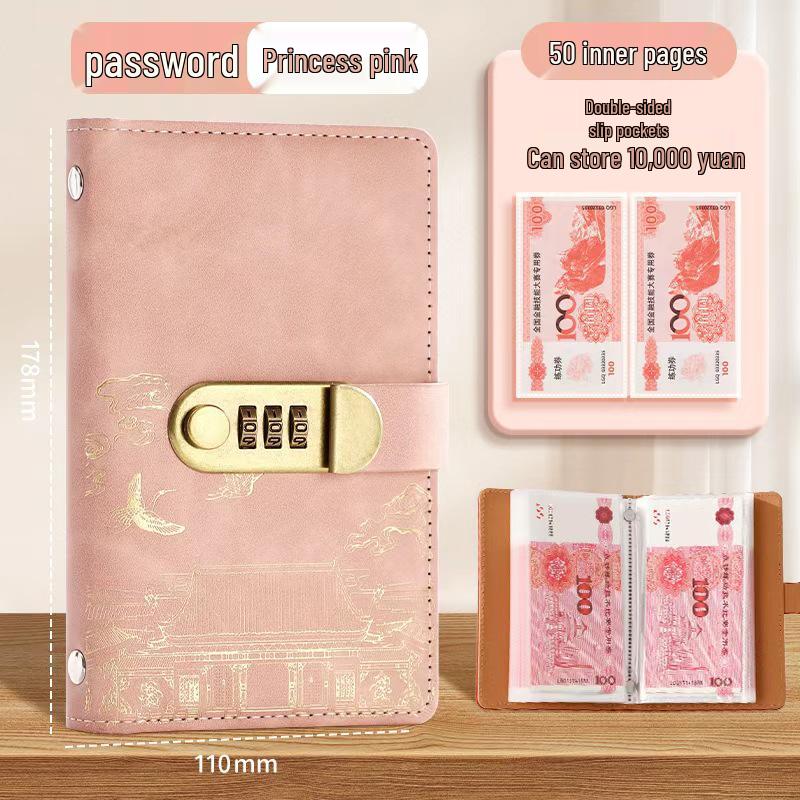 Guochao Multi-functional Password & Savings Booklet