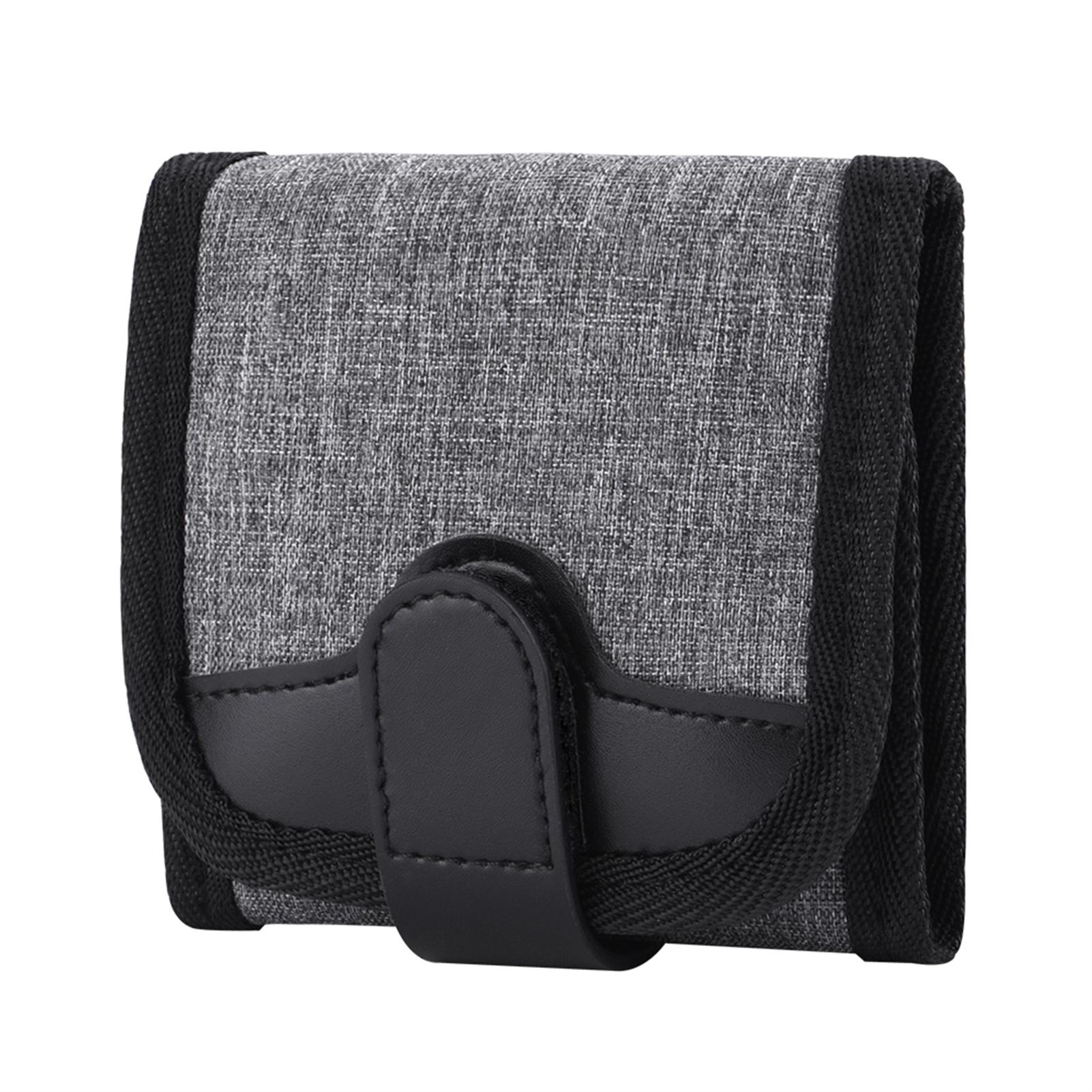 

Camera Lens Filter Bag 3-Pocket Filter Carrying Case Up To 72mm Water-Resistant Dustproof CPL ND UV Filter Pouch Holder Dark Gray#0