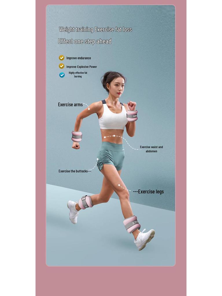 Sandbag Ankle & Wrist Weights for Running, Dance, Training & Outdoor Sports