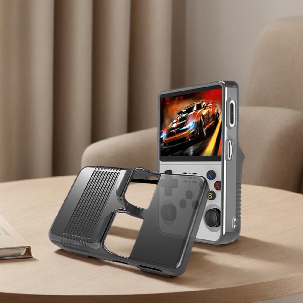 Transparent TPU Case for R36S Handheld Game Console Anti-Scratch Protective Shell Protection TPU Cover for R36S Game Accessories