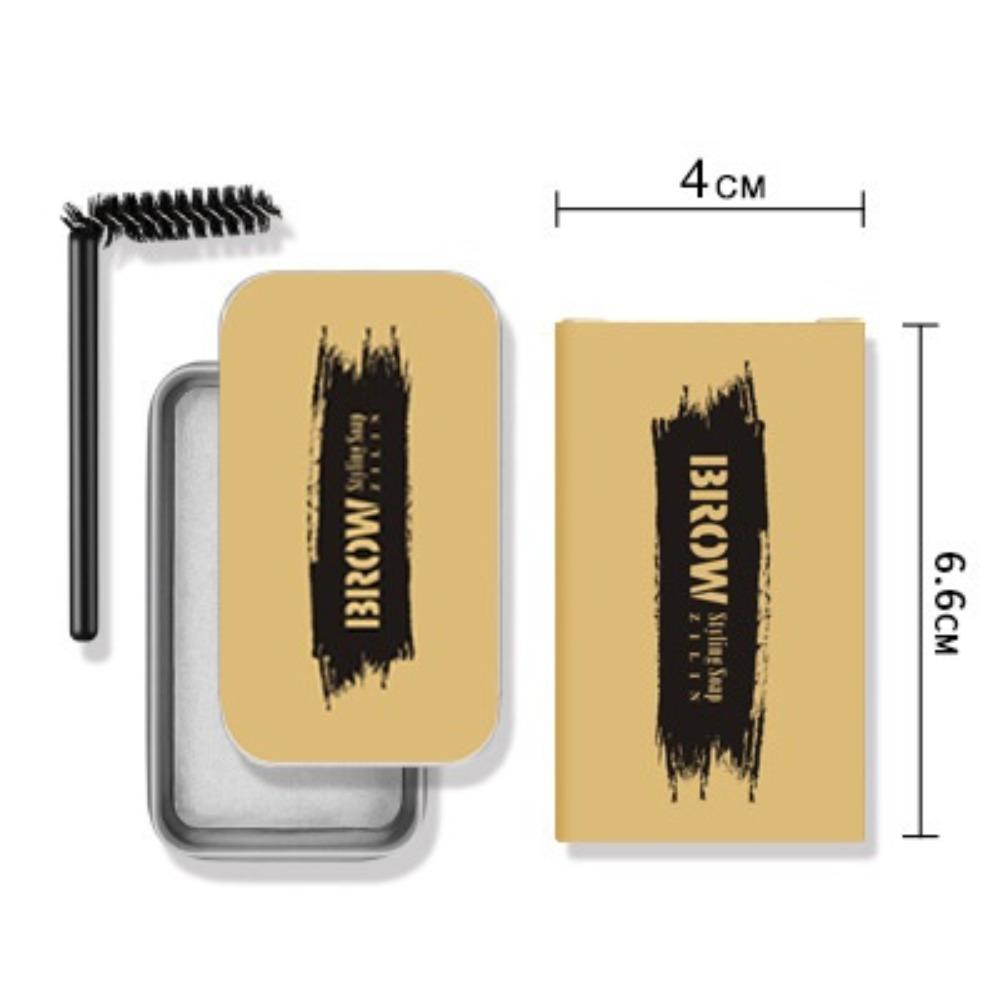 

Водостойкое фиксирующее мыло для бровей, 24 часа, с кистью для бровей, 5D гель для бровей Wild, длительная фиксация, натуральный, длительный для начинающих Eyebrow styling soap