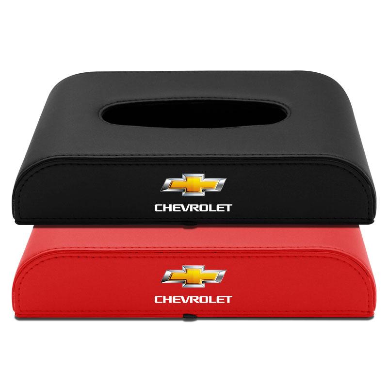 1pcs Car Tissue Box Holder Armrest Box Storage Case for Chevrolet Camaro Trax Blazer Malibu Captiva Cavalier Onix Aveo Silverado