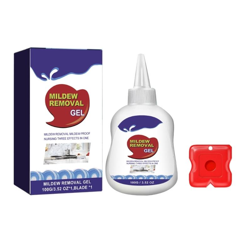 Quick and Efficient Mold Remover Gel Mold Stain Cleaner Deep Cleaning Wall Mold Remover Easy to Use Gel Formula