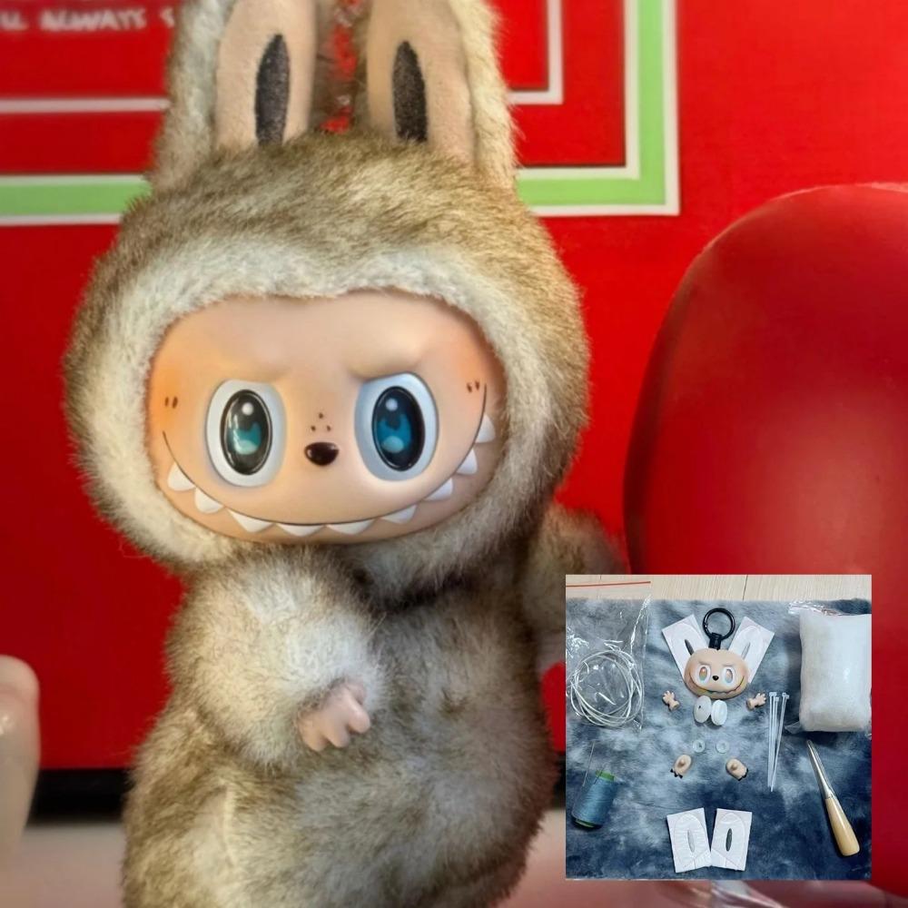 

Новый Для Labubu Полный Набор Материалов для Изготовления Кукол DIY Производство Трендовые Игрушки Подвески для Сумок Настольные Украшения Аксессуары