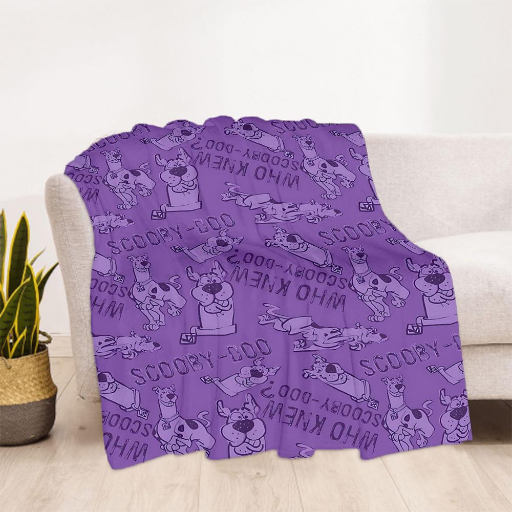 1 Stück Scooby-Doo Outdoor-Decke Leichtes Flanell, Weich & Warm, Ganzjahres, Outdoor, Camping, Wohnzimmer, Büro, L1106105