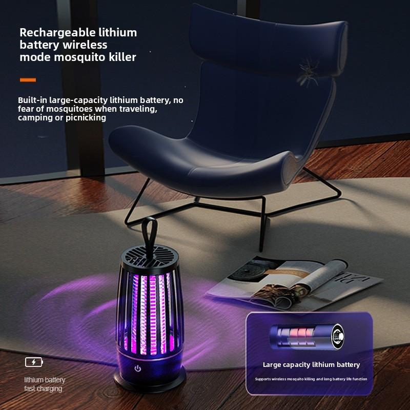 Mückenvernichter Lampe USB Wiederaufladbar Innen Außen Mit Elektrischem Schlag Für Camping Und Heimgebrauch