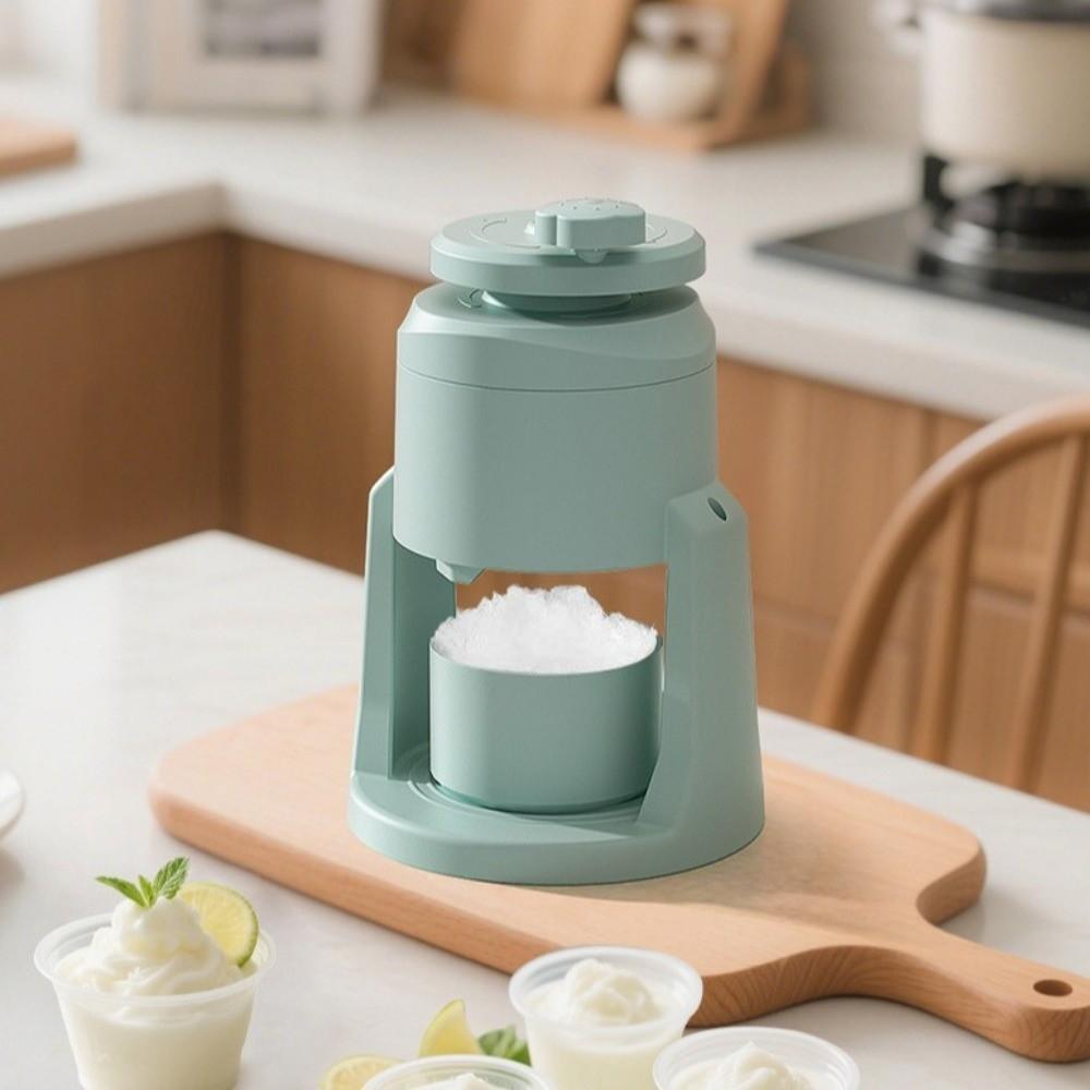 Compact Manual Shaved Ice Machine Portable Ice Slush Machine Ice Cream Machine Children Use