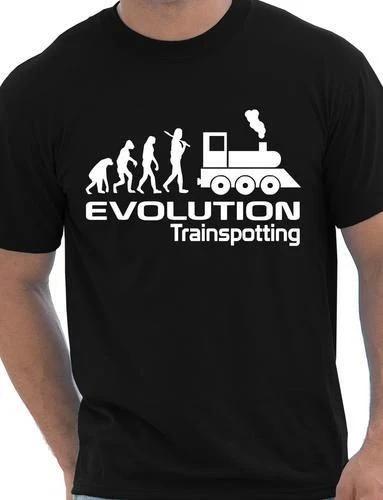 

Evolution Of Trainspotting Trains Mens T-Shirt Gift Size S-XXL L
