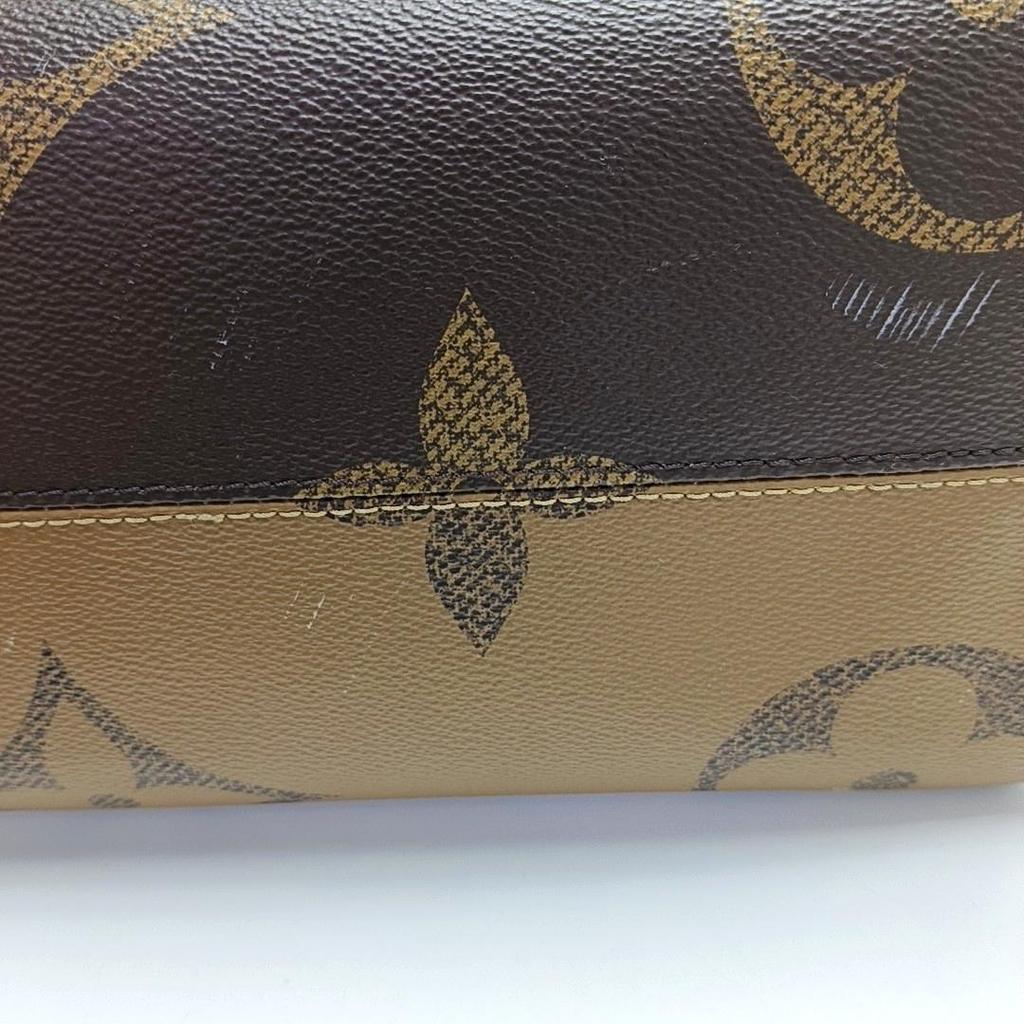 [Použité] Louis Vuitton Onthego MM 'Hnědá Giant Monogram/Hnědá Monogram Reverse Canvas' - Dobrý stav #1JJY6YW