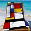 Kunst P-Piet Mondrian Handtuch Sport Schnelltrocknend Reise Campingausrüstung Sanddicht Weich Leicht Großes Strandhandtuch