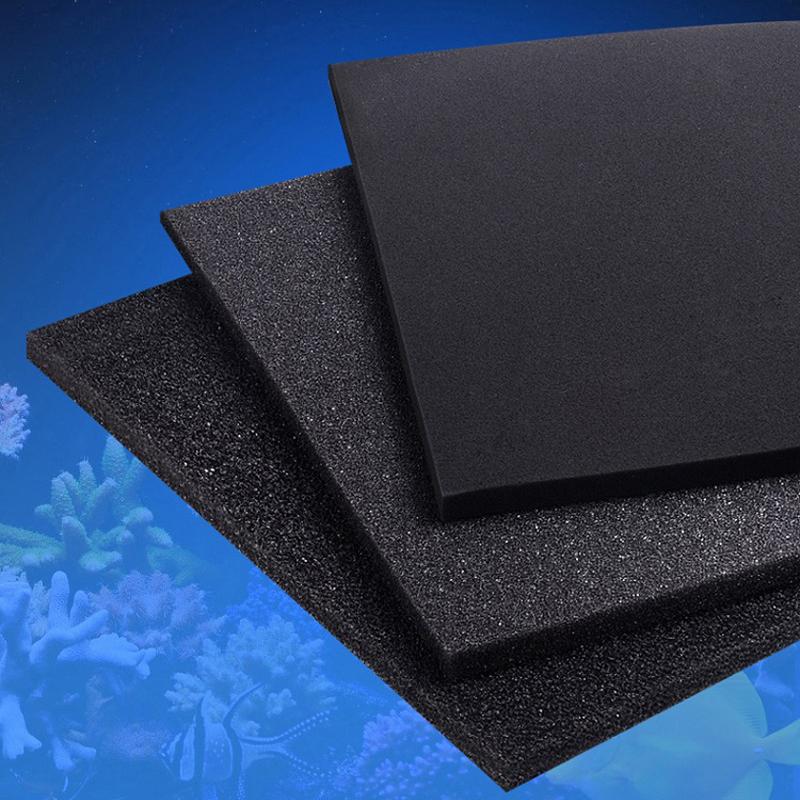 4 Sizes Black Filtration Foam Aquarium Fish Tank Biochemical Filter Sponge Air Filter Pad Skimmer Long Use Time Sponge