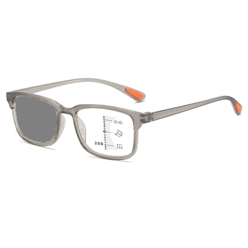 New Stylish Multifocal Photochromic Reading Glasses for Men Women Anti Blue Light Progressive Glasses of View Far and Close