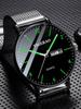 Swiss Men's Automatic Watch – Korean Trend, Double Calendar, Waterproof, Luminous