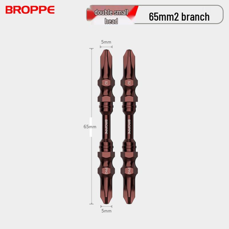 Double-Ended Strong Magnetic Screwdriver Bit Set with Phillips & Flathead Tips