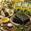 TAEKYUNG Alge Condimentate cu Ulei de Măsline 4g*3buc | Aromă bogată de ulei de măsline, textură subțire și crocantă, gust blând și savuros de alge marine
