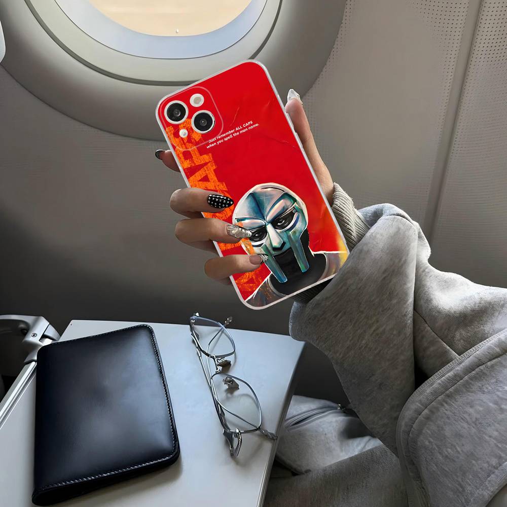 M-MF Rapper D-DOOM For IPhone 17 16 16e 15 14 13 12 11 Pro Max Mini Plus Phone Case