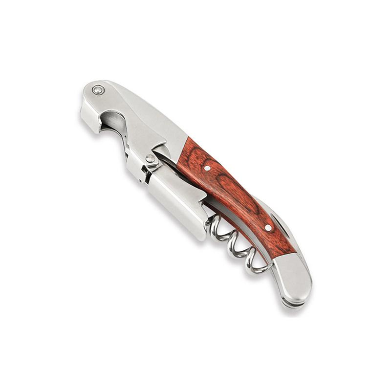 Wine Opener Professional Waiters Corkscrew, Custom Personalized LOGO Bottle Opener with Foil Cutter Wedding Gifts For Guests