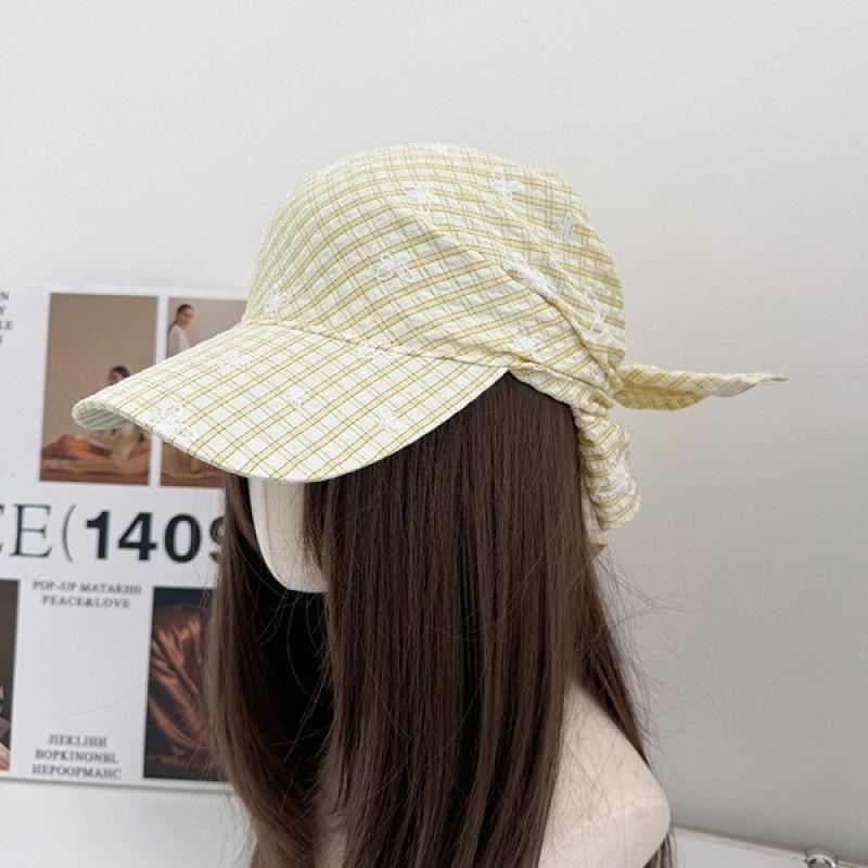 2026 New-Patterned Baseball Cap Women With Bowknot, Headscarf Turban Hat, Trendy Hop