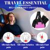 3pack Plane Hang Hammock, Plane Travel Footrests for Swelling/Soreness Relief, Multiple Colors Airplane Footrest