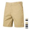 8 Colors Men's Casual Shorts Summer Business Casual Knee Pants Classic Streetwear Golf Shorts