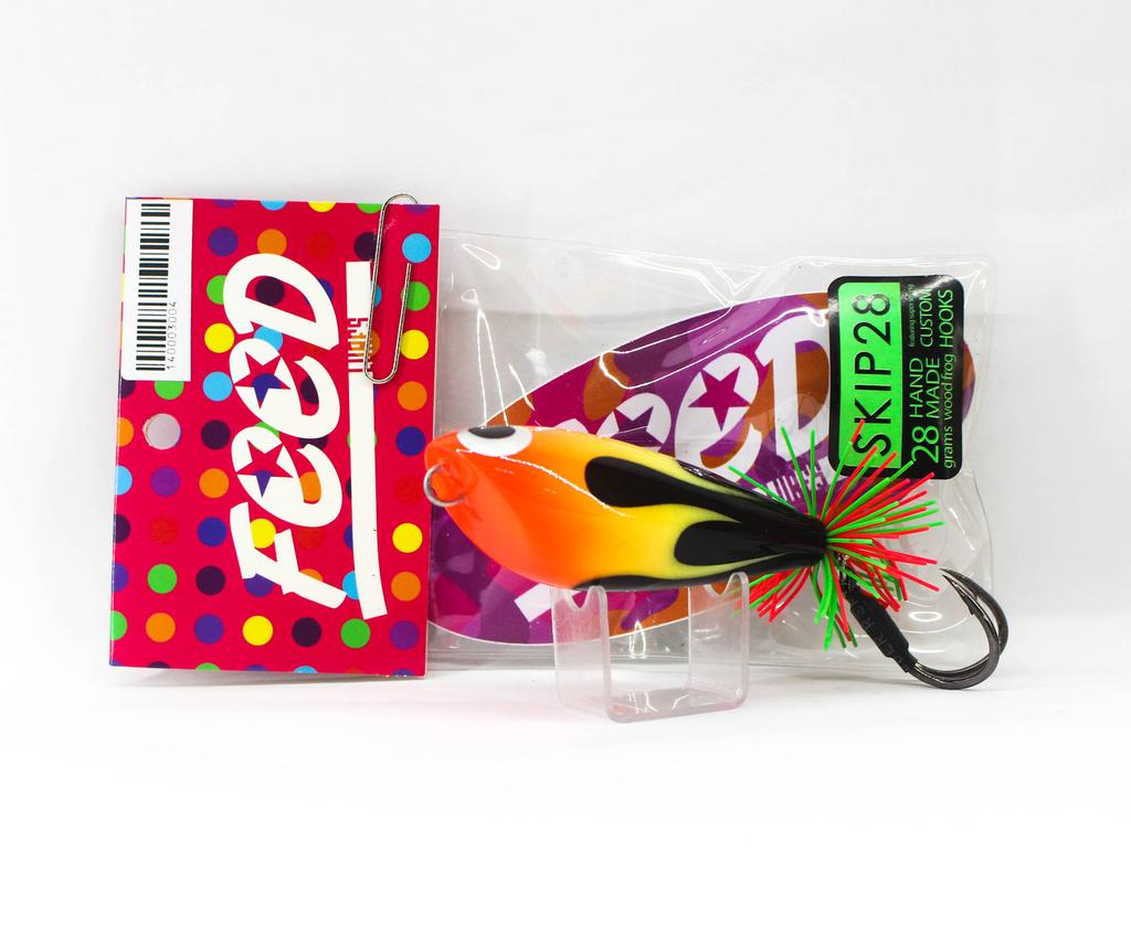 Feed Skip 28 Hand Made Wood Frog Floating Lure 28 grams 4 (3004)
