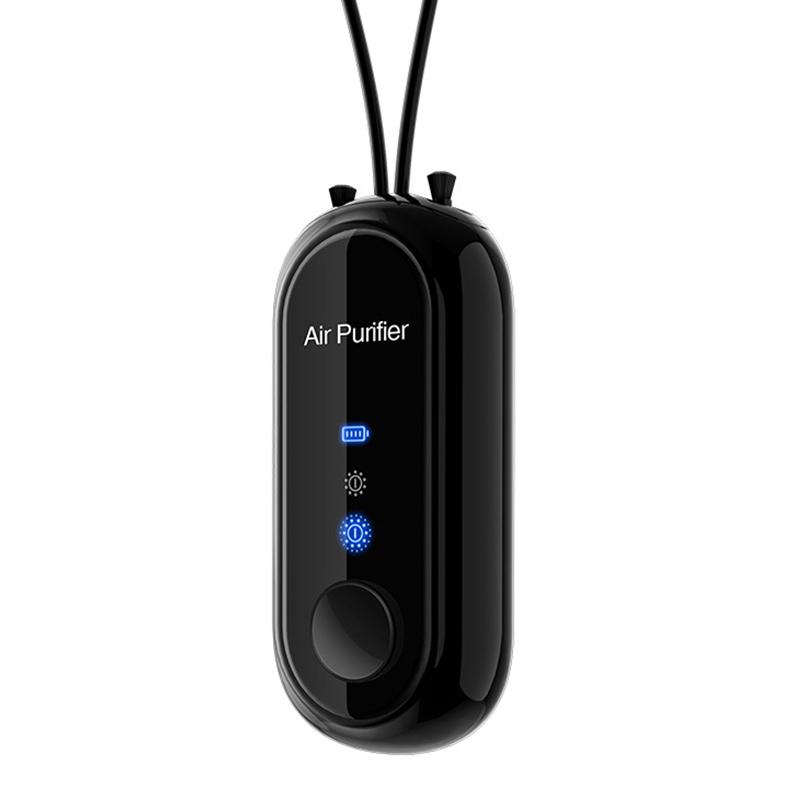 Portable Negative Ion Mini Air Purifier Wearable Necklace Air Freshener For Pet Deodorizer Formaldehyde Toilet Smoke Removal