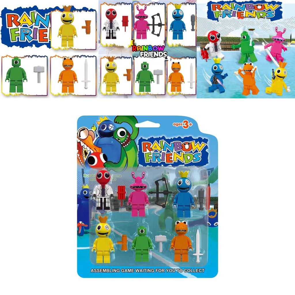 Roblox Rainbow Friends Building Block Toy Action Figure Kids Xmas Gift Collection