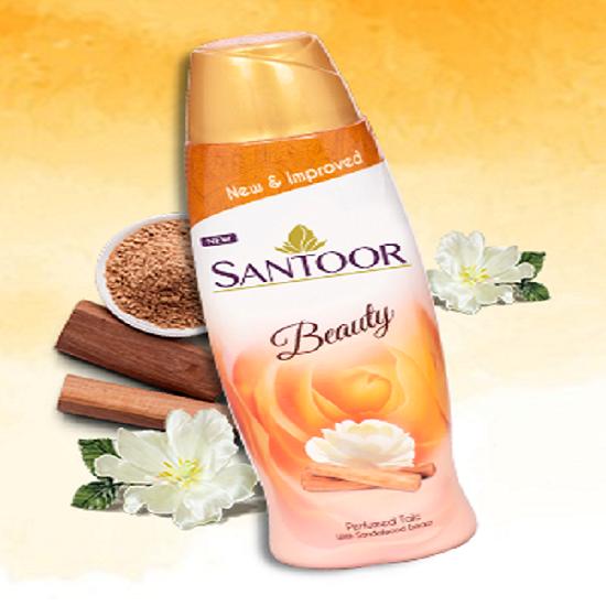 

Santoor Тальк Santoor парфюмированный с экстрактом сандалового дерева 400г белый