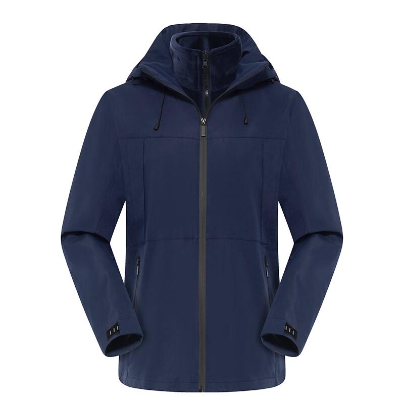 G·TENNA DX-J23190 Unisex Fleece-Lined Hooded Jacket