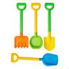 4Pcs Children Beach Sand Toys Rake Spades for Snow Outdoor