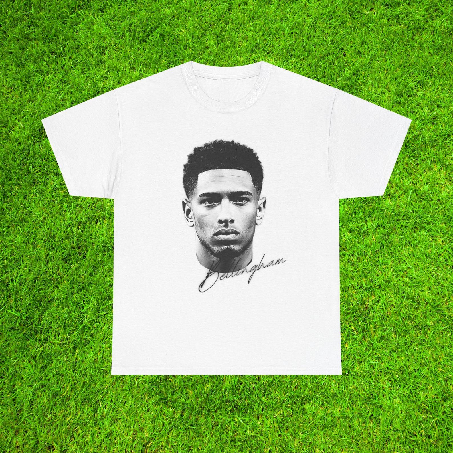 Jude Bellingham T-Shirt Real Madrid England Soccer Fan Gift Belligol Football Legend Tee Streetwear Clothing Dortmund Merch White ArT-Shirt L