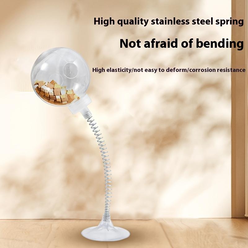 Interaktive Katzensnack-Spender-Spielzeuge transparente Futter-Stopfbälle Katzenspielzeug