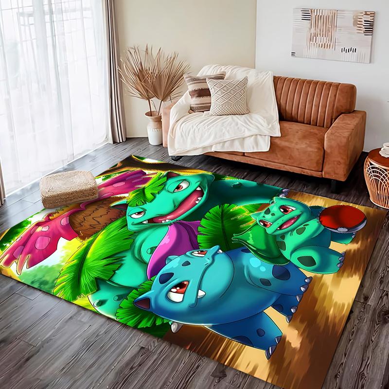 Next Day Shipping Pokemon Charizard Pattern Rug Carpet for Living Room Bathroom Mat Creative Doormat Rug for Bedroom Home Decor