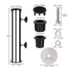 Square Stand for Water Parks Restaurants Backyards Parasol Umbrella Mount Clamp