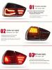 LED Taillight Assembly for BMW 3 Series E90 (05-08) with DRL & Turn Signal