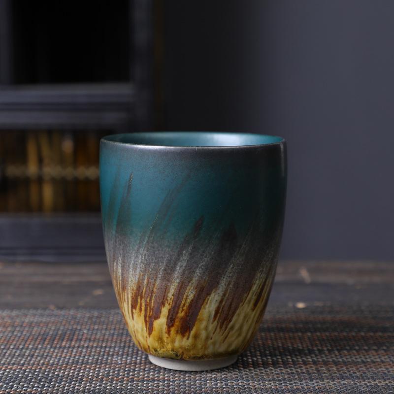 Furnace Brewing Tea Cup Small Teacup Coarse Pottery Tea Cup Creative Teacup Retro Master Cup Ceramic Single Cup