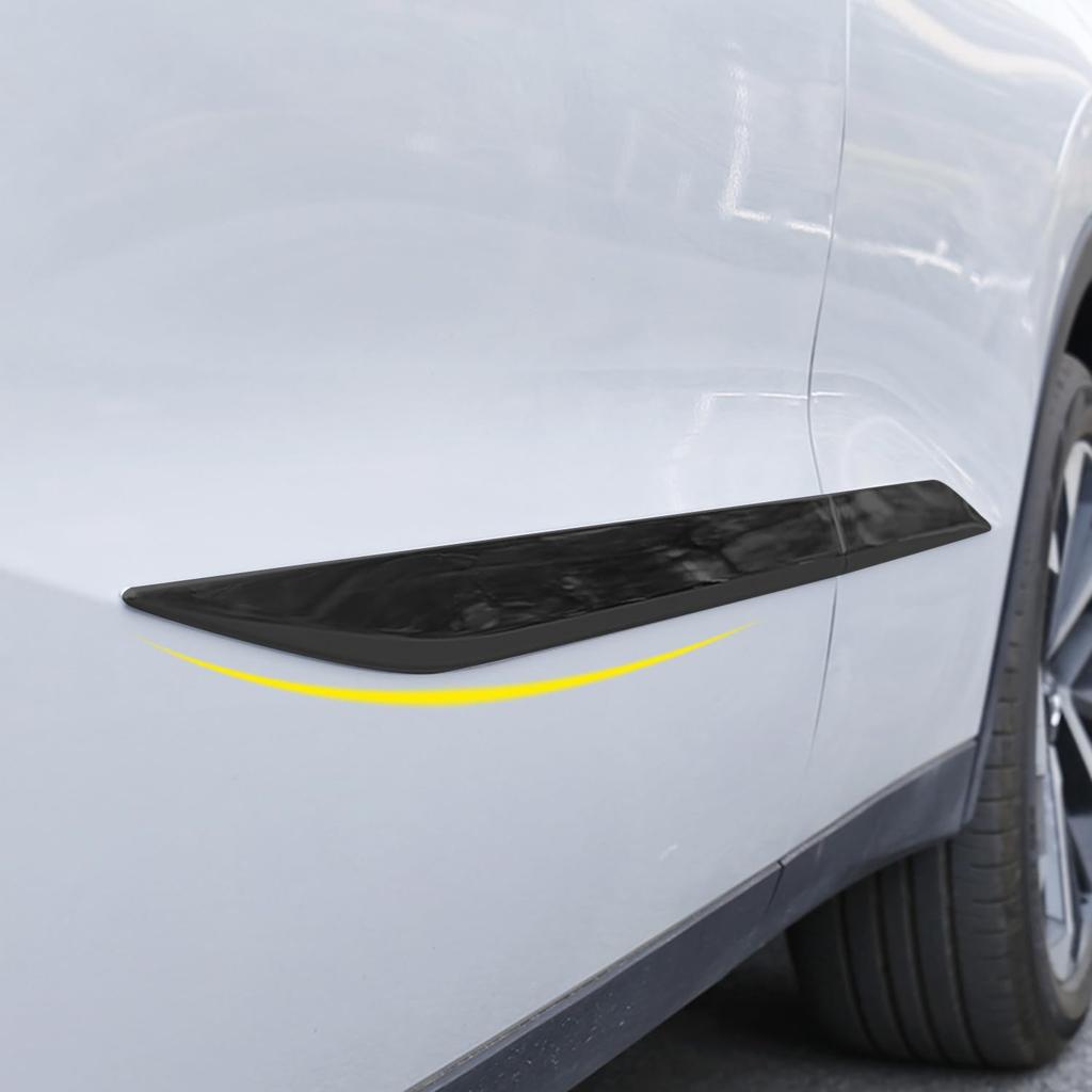New Outlander PHEV GN0W Compatible Side Door Molding Door Trim Garnish Side Door Garnish Under Molding Accessory Exterior Custom Parts Piano Black 4P