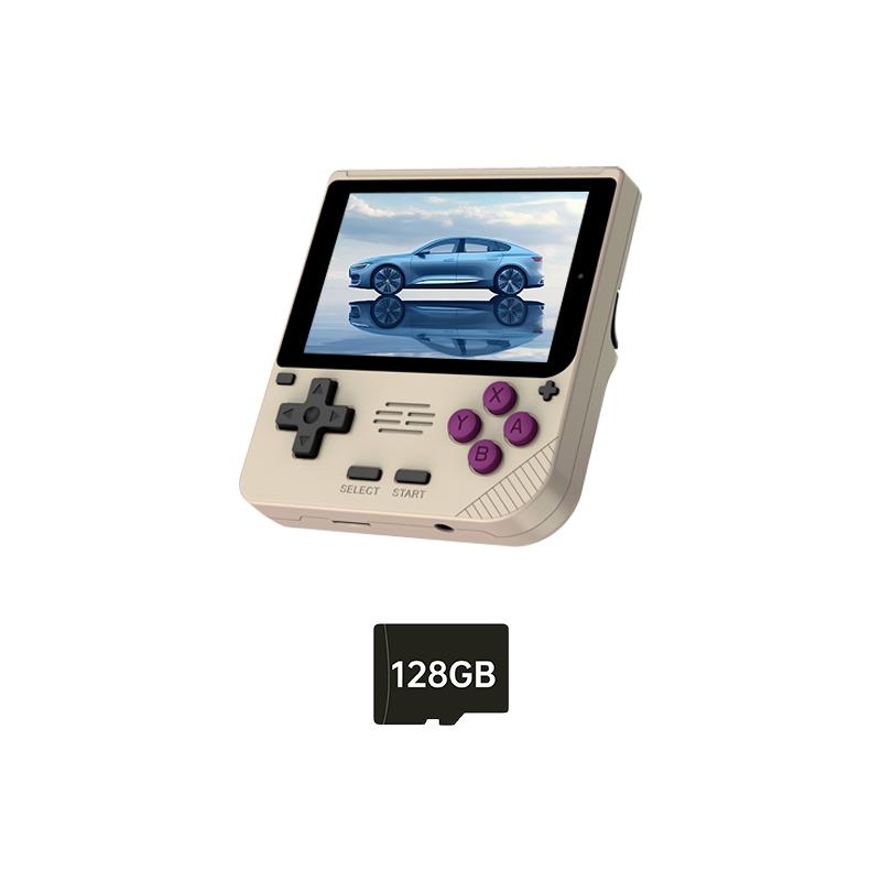 New POWKIDDY V10 Handheld Game Console 3.5 Inch 480*320 IPS OCA Full Screen Retro Opendinglinux Handhelds Cheap Children's Gifts