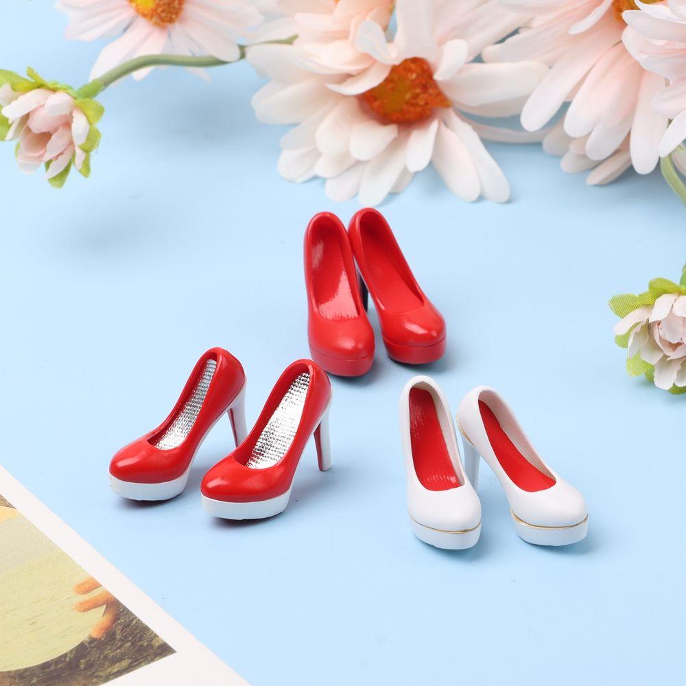 Miniature Shoes Heels For 30cm Dolls Clothes Accessories Doll Daily Wear Fashion Doll Shoes Sneakers Cool Boots Kids Toys